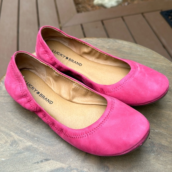 Lucky Brand | Shoes | Lucky Brand Lkemmie Ballet Flats Raspberry ...